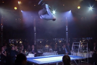 Comedy Trampoline at Dinner Show